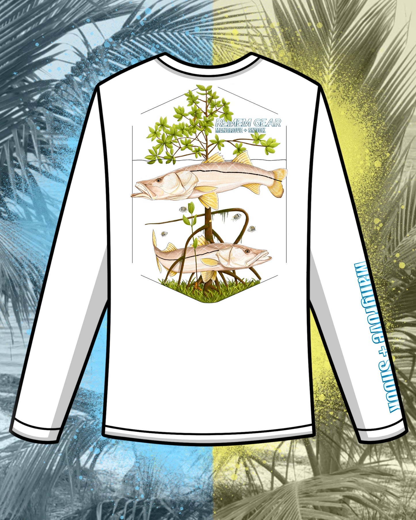 Mangrove + Snook Long Sleeve Shirt